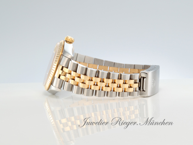 Bild 5 der Galerie: Rolex Medium Datejust 31 mm 1999 Stahl Gelbgold 750 Diamanten Automatik