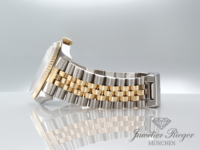 Bild 5 der Galerie: Rolex Datejust 36 mm 16233 1996 Diamanten Stahl Gelbgold 750 Automatik Gold