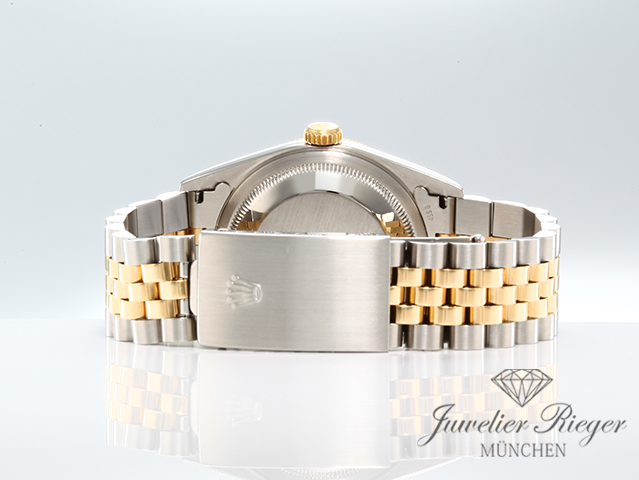 Bild 6 der Galerie: Rolex Datejust 36 mm 16233 1996 Diamanten Stahl Gelbgold 750 Automatik Gold