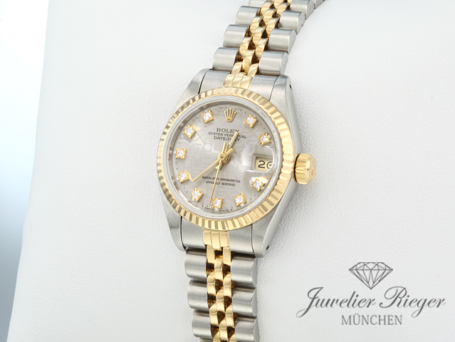 Bild 2 der Galerie: Rolex Lady Datejust Edelstahl Gelbgold 750 Diamanten Automatik Gold Stahl Damen
