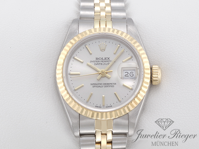 Bild 1 der Galerie: Rolex Lady Datejust Edelstahl Gelbgold 750 Automatik Gold Stahl Damen