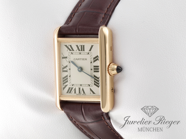 Bild 2 der Galerie: Cartier Tank Louis Kleines Modell Gelbgold 750 2013 W1529856 Gold Damen