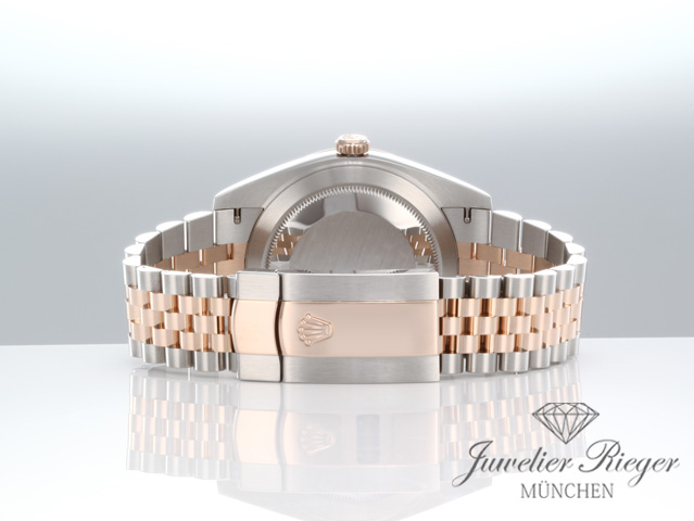 Bild 6 der Galerie: Rolex Datejust 41 126331 2017 Edelstahl Rosegold 750 Rolex-Service 2026 Automatik