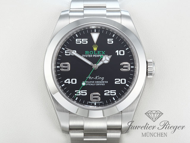 Bild 1 der Galerie: Rolex Air-King 40 mm 116900 2017 Edelstahl Automatik Stahl Airking