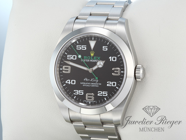 Bild 2 der Galerie: Rolex Air-King 40 mm 116900 2017 Edelstahl Automatik Stahl Airking