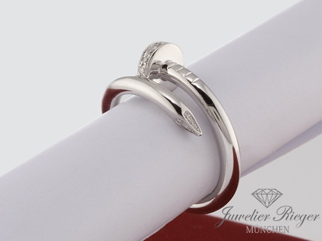Bild 3 der Galerie: Cartier Ring Juste un Clou Klassisches Modell Gr 56 2018 Weissgold 750 Diamanten