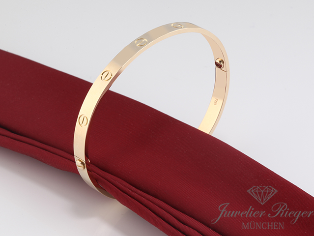 Bild 2 der Galerie: Cartier Armreif Love Gelbgold 750 Größe 18 2010 Gold Damen Herren Armband