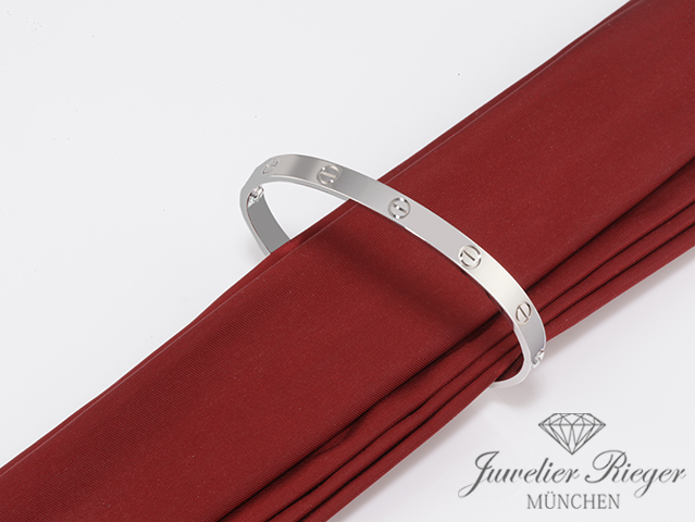 Bild 1 der Galerie: Cartier Armreif Love Weissgold 750 Größe 19 2010 Gold Herren Damen Armband