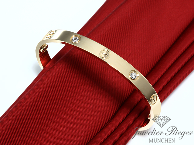 Bild 2 der Galerie: Cartier Armreif Love Weissgold 750 Größe 19 2010 Gold Herren Damen Armband