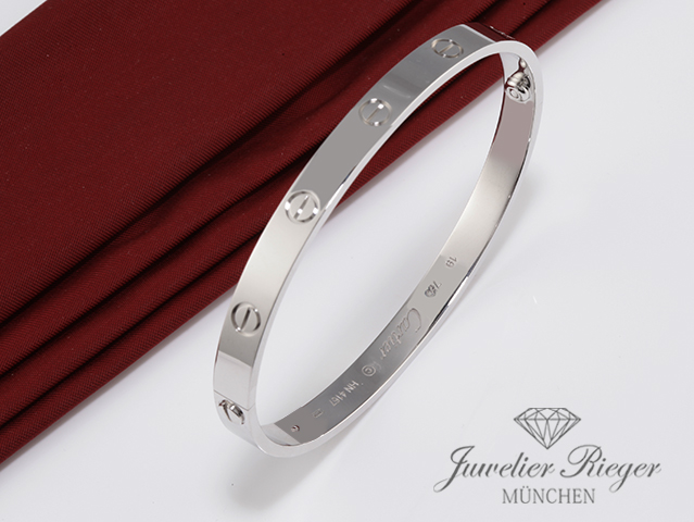 Bild 4 der Galerie: Cartier Armreif Love Weissgold 750 Größe 19 2010 Gold Herren Damen Armband