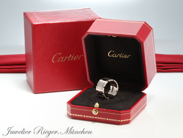 Bild 4 der Galerie: Cartier Ring Tank Francaise Weissgold 750 Größe 60 Gold Damen Herren