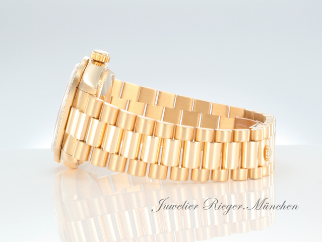 Bild 4 der Galerie: Rolex Medium Datejust 31 mm 68288 1992 Gelbgold 750 Diamanten Automatik Gold