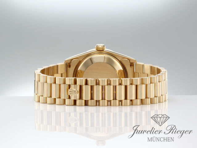 Bild 5 der Galerie: Rolex Medium Datejust 31 mm 68288 1992 Gelbgold 750 Diamanten Automatik Gold