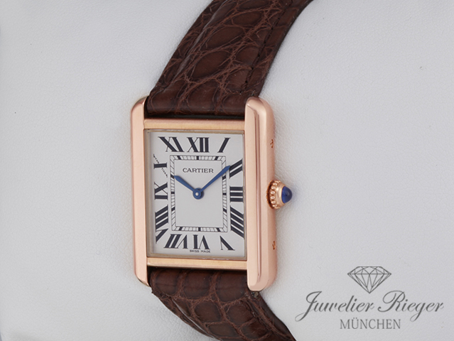 Bild 3 der Galerie: Cartier Lady Tank Solo Edelstahl Rosegold 750 2018 W5200024 Stahl Gold Damen