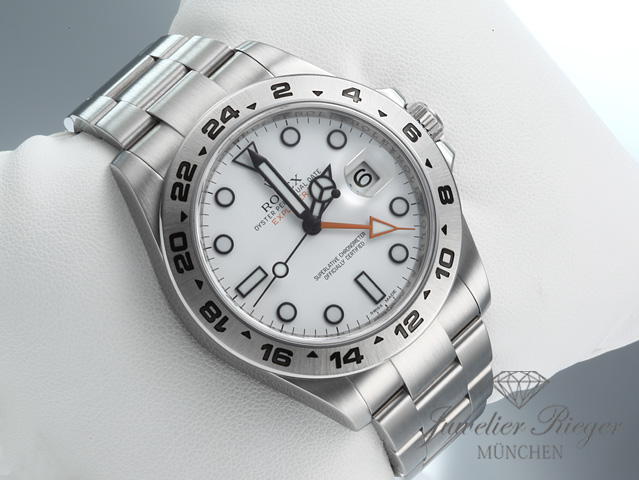 Bild 3 der Galerie: Rolex Explorer II 216570 2012 Edelstahl 42 mm Automatik Zweite Zeitzone