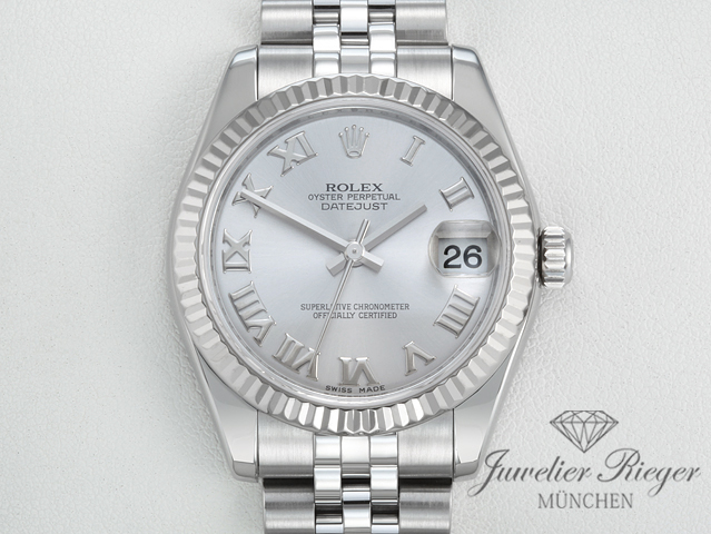 Bild 1 der Galerie: Rolex Medium Datejust 31 mm 178274 Stahl Weissgold 750 Automatik Gold