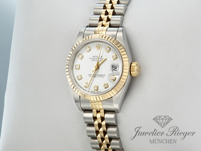 Bild 2 der Galerie: Rolex Lady Datejust Edelstahl Gelbgold 750 Diamanten Automatik Gold