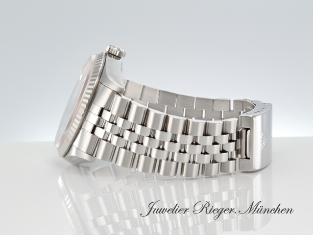 Bild 5 der Galerie: Rolex Datejust 36 mm 16234 1998 Stahl Weissgold 750 Diamanten Automatik