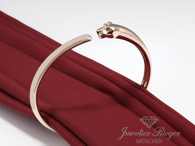 Bild 1 der Galerie: Cartier Armreif Panthere de Cartier Rosegold 750 Gr 15 2023 Gold kleines Modell