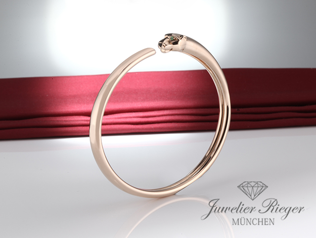 Bild 2 der Galerie: Cartier Armreif Panthere de Cartier Rosegold 750 Gr 15 2023 Gold kleines Modell