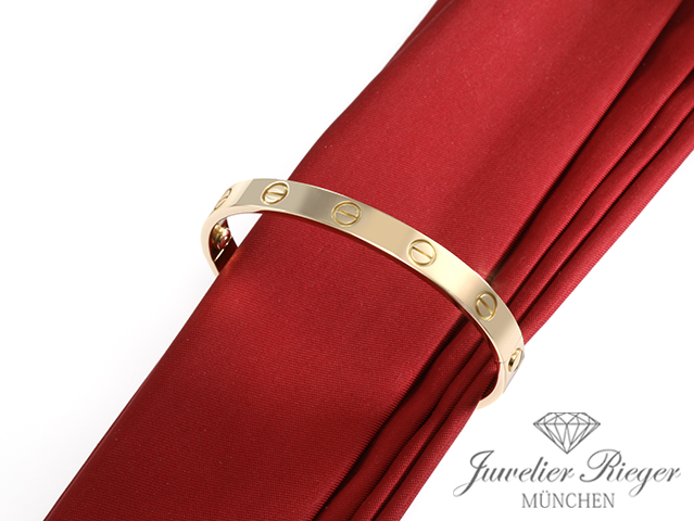Bild 1 der Galerie: Cartier Armreif Love Gelbgold 750 Größe 17 Gold Damen Herren Armband