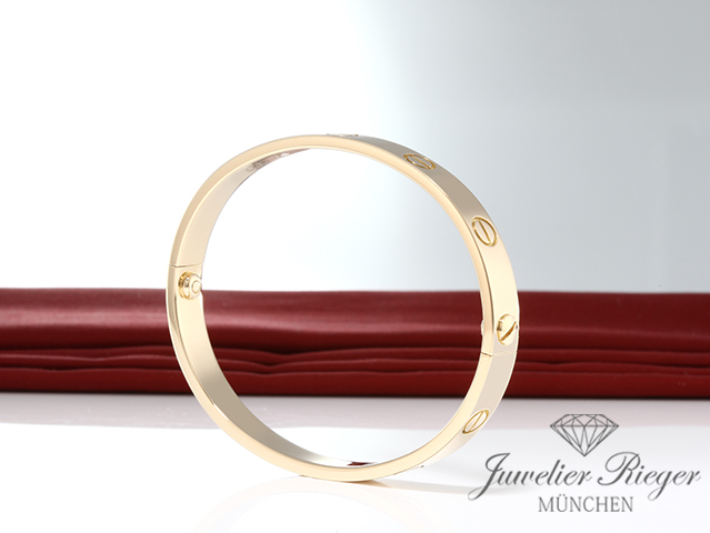 Bild 3 der Galerie: Cartier Armreif Love Gelbgold 750 Größe 17 Gold Damen Herren Armband