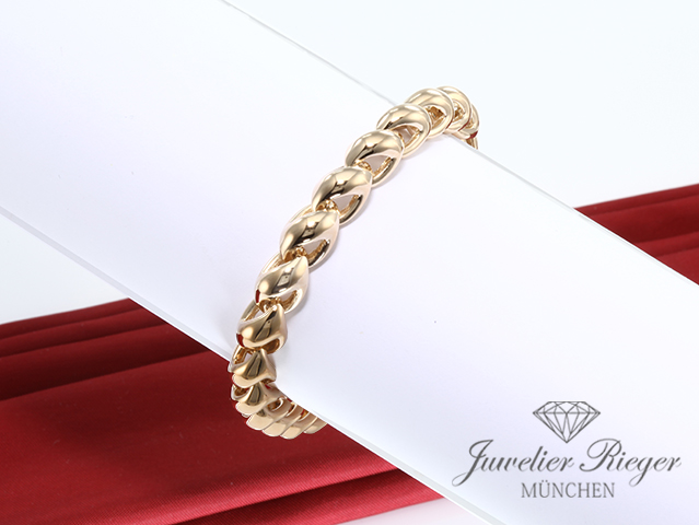 Bild 2 der Galerie: Wundervolles Cartier Armband Gelbgold 750 Länge 18,5 cm Gold Damen