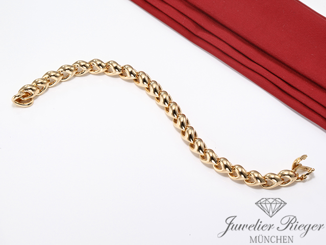 Bild 3 der Galerie: Wundervolles Cartier Armband Gelbgold 750 Länge 18,5 cm Gold Damen