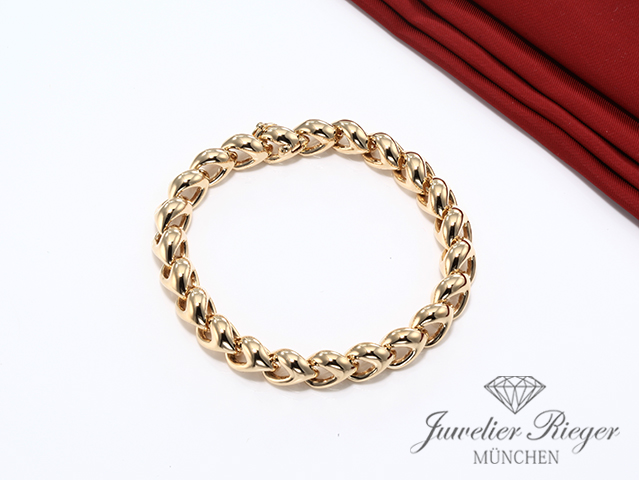 Bild 4 der Galerie: Wundervolles Cartier Armband Gelbgold 750 Länge 18,5 cm Gold Damen
