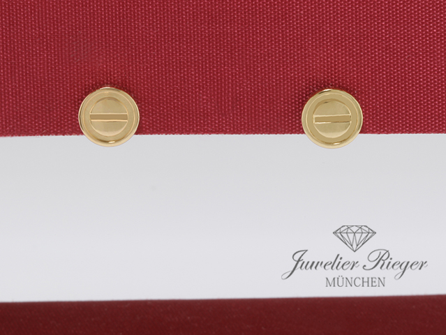 Bild 2 der Galerie: Cartier Ohrstecker Love Gelbgold 750 2022 B8301255 Gold