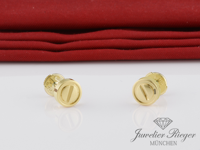 Bild 3 der Galerie: Cartier Ohrstecker Love Gelbgold 750 2022 B8301255 Gold