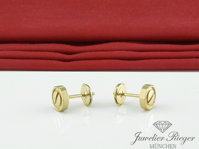 Bild 4 der Galerie: Cartier Ohrstecker Love Gelbgold 750 2022 B8301255 Gold