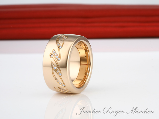 Bild 2 der Galerie: Chopard Ring Chopardissimo Rosegold 750 Diamanten Brillanten Gr. 56 826580 Gold