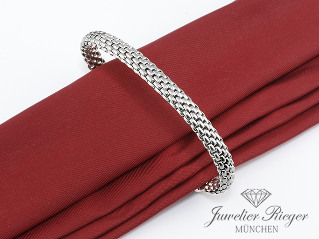 Bild 4 der Galerie: Fope Flex`it Vendome Armband Weissgold 750 Diamanten Gr. M 56002BX Gold