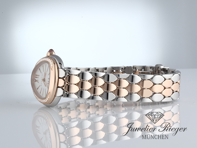 Bild 5 der Galerie: Bulgari Serpenti Seduttori Edelstahl Rosegold 750 Diamanten 103945 Gold Damen