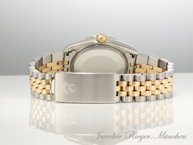 Bild 6 der Galerie: Rolex Medium Datejust 31 mm 68273 1995 Stahl Gelbgold 750 Diamanten Automatik