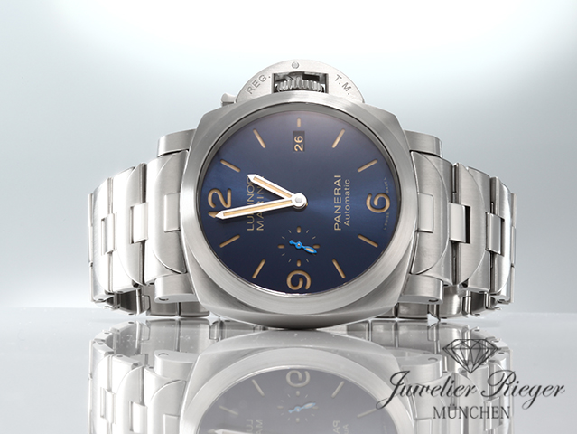 Bild 4 der Galerie: Panerai Luminor Marina 1950 44 mm PAM01058 2019 Edelstahl Automatik Stahl