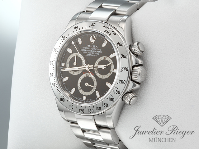 Bild 2 der Galerie: Rolex Daytona 116520 Edelstahl 2006 Chronograph Automatik Stahl Chrono