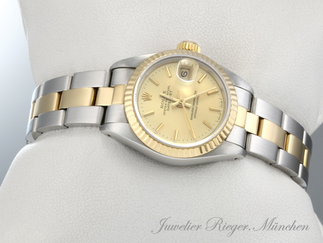 Bild 3 der Galerie: Rolex Lady Datejust Edelstahl Gelbgold 750 Automatik Gold Stahl Damen