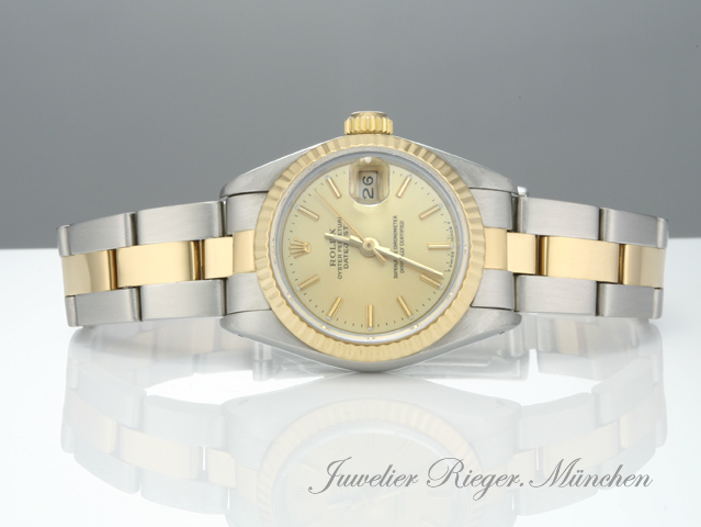 Bild 4 der Galerie: Rolex Lady Datejust Edelstahl Gelbgold 750 Automatik Gold Stahl Damen