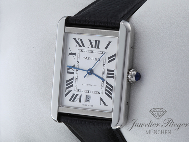 Bild 3 der Galerie: Cartier Tank Solo XL Extragroßes Modell Edelstahl W5200027 2017 Automatik Stahl