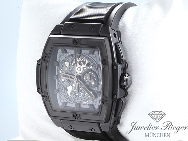 Bild 2 der Galerie: Hublot Spirit of Big Bang All Black 2015 Chronograph 601.CI.0110.RX Keramik Limited Edition Herren