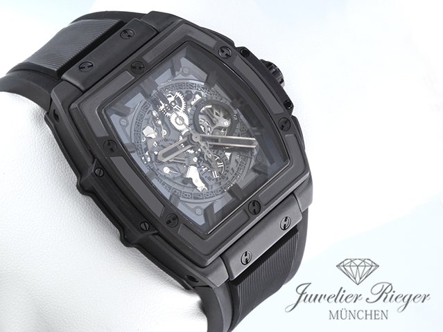 Bild 3 der Galerie: Hublot Spirit of Big Bang All Black 2015 Chronograph 601.CI.0110.RX Keramik Limited Edition Herren
