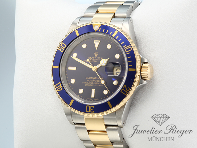 Bild 2 der Galerie: Rolex Submariner Date 16613 1999/2000 Stahl Gelbgold 750 Automatik Gold