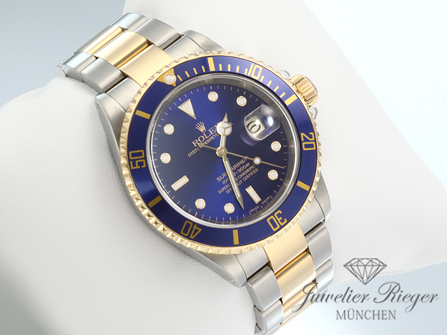 Bild 3 der Galerie: Rolex Submariner Date 16613 1999/2000 Stahl Gelbgold 750 Automatik Gold