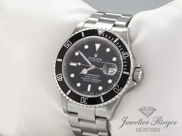 Bild 3 der Galerie: Rolex Submariner Date 16610 T 2009 Rehaut Stahl Automatik Taucheruhr Edelstahl