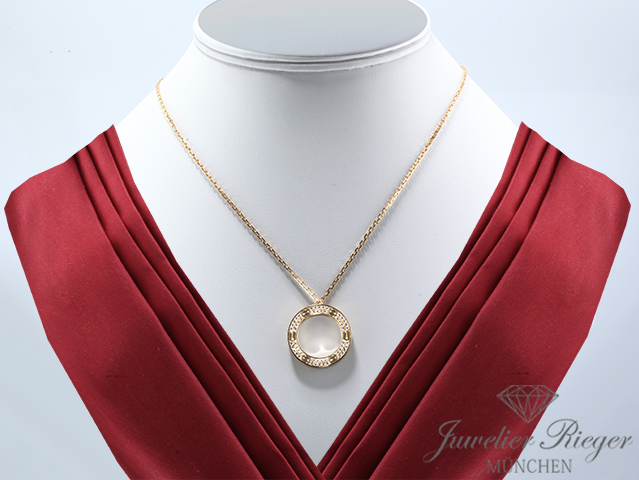 Bild 1 der Galerie: Cartier Love Collier Diamanten Brillanten Gelbgold 750 2018 B7058400 Gold