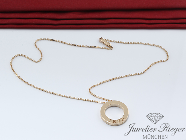 Bild 5 der Galerie: Cartier Love Collier Diamanten Brillanten Gelbgold 750 2018 B7058400 Gold