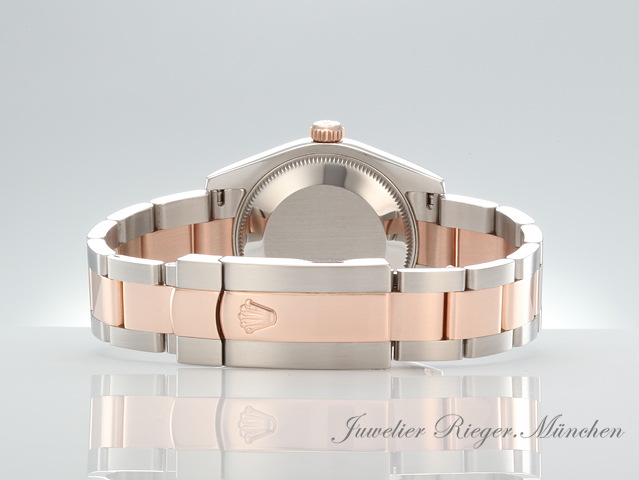 Bild 6 der Galerie: Rolex Datejust 31 mm 178241 Stahl Rosegold 750 Diamanten Automatik Gold