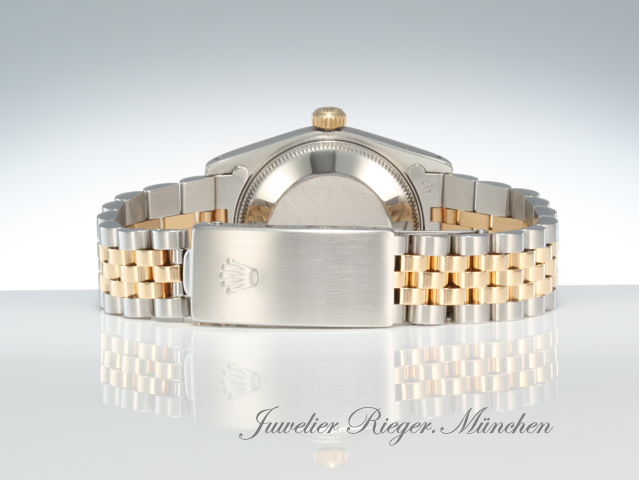 Bild 6 der Galerie: Rolex Medium Datejust Stahl Gelbgold 750 Diamanten Automatik Gold Stahl